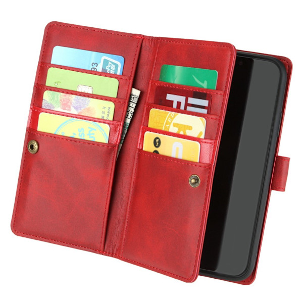 Pungetui Multi-Slot iPhone 14 Rød