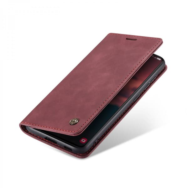 CaseMe Slim Plånboksfodral Samsung Galaxy S23 Plus Röd