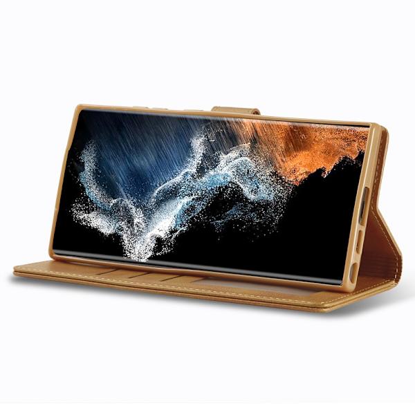 LC.IMEEKE Pungetui Samsung Galaxy S23 Ultra Cognac