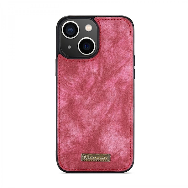CaseMe Multi-Slot 2 i 1 Lompakkokotelo iPhone 13 Punainen