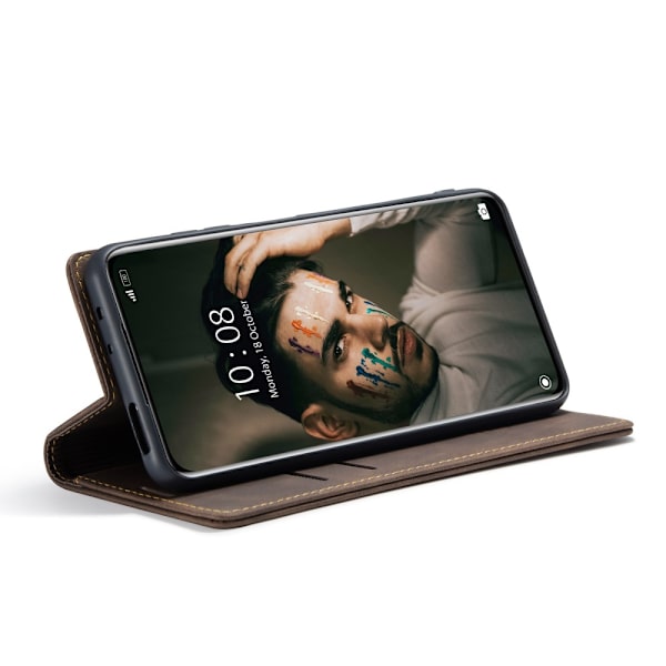 CaseMe Slim Plånboksfodral Xiaomi 12 Pro Brun