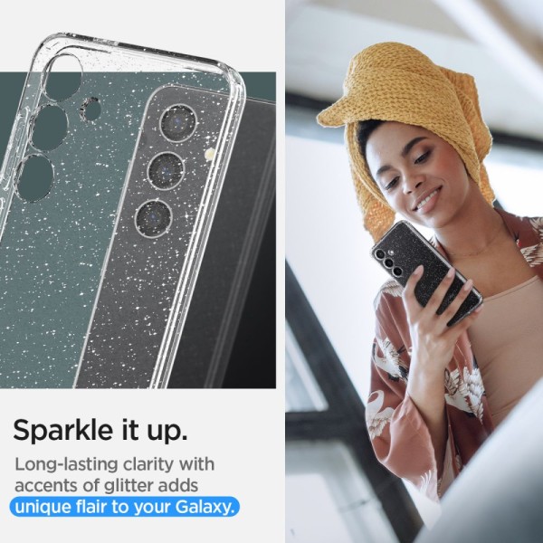 Spigen Samsung Galaxy S24 Cover Liquid Crystal Glitter Clear