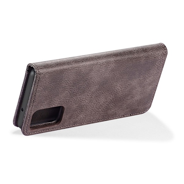 DG.MING 2-in-1 Magnet Wallet Samsung Galaxy S20 Brun