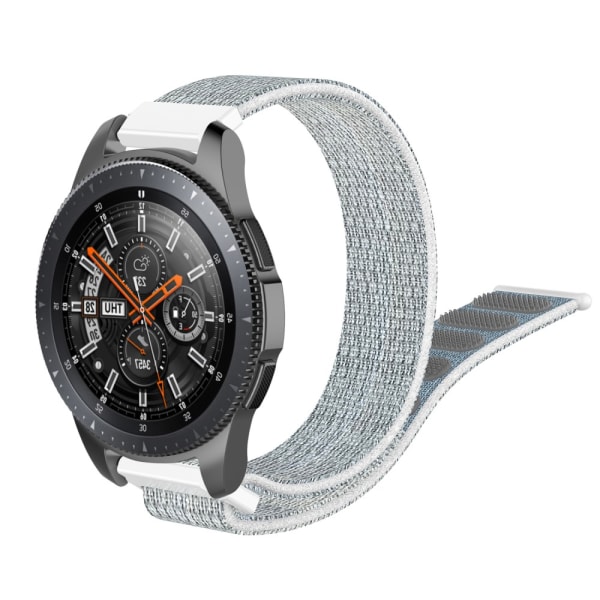 Nylonarmband Samsung Galaxy Watch 46mm Grå/Vit