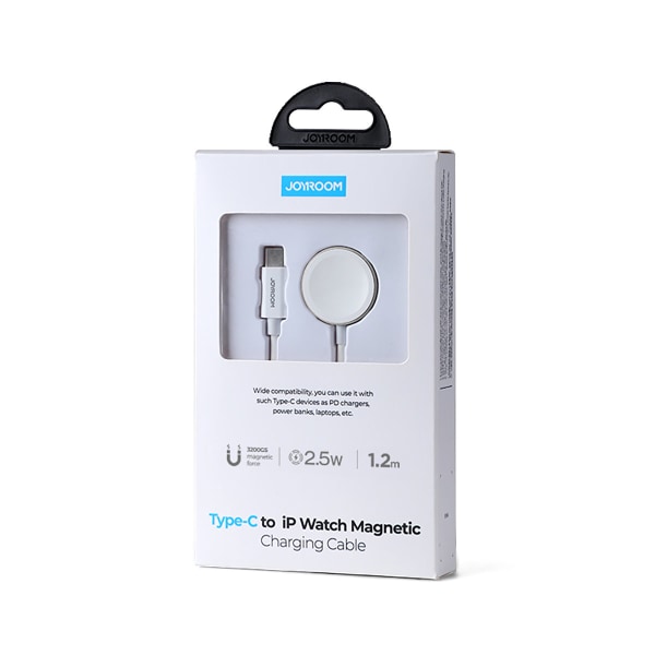 Joyroom Apple Watch Laddare Magnetisk USB-C Vit