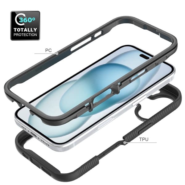 Allround Skal iPhone 16 Svart
