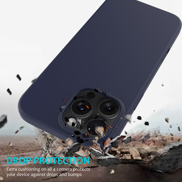 Silikonskal iPhone 16 Pro Max Midnattsblå