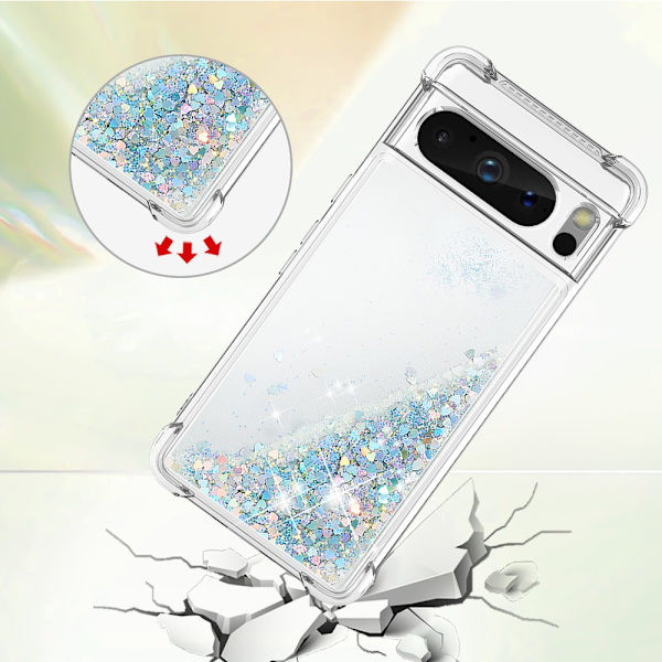 Glitter Bling TPU Case Google Pixel 8 Pro Silver