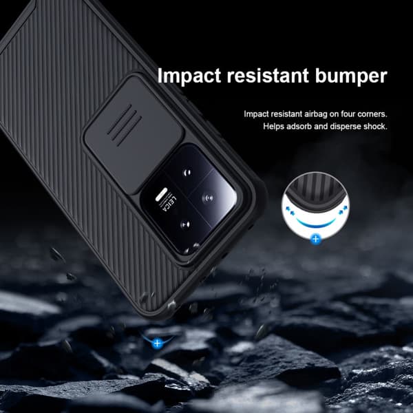 Nillkin CamShield Skal Xiaomi 13 Pro Sort