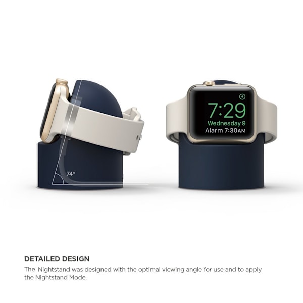 Laddningsställ Apple Watch Mörk Blå