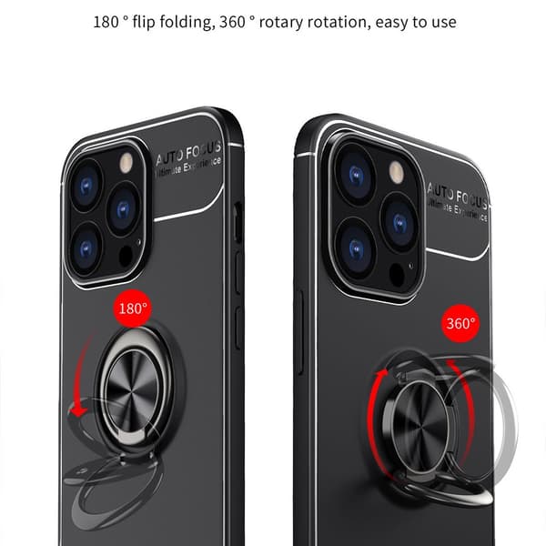 Skal Med Ringhållare iPhone 13 Pro Svart