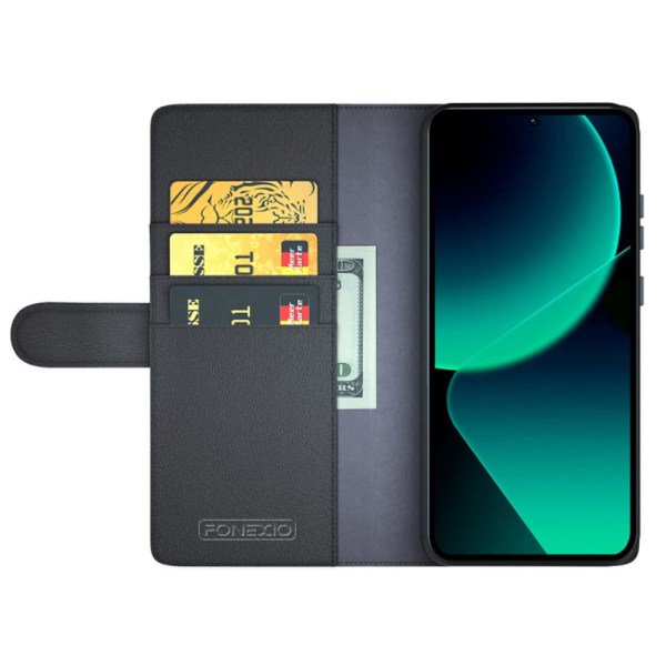 Ægte læderetui Xiaomi 13T Pro Sort