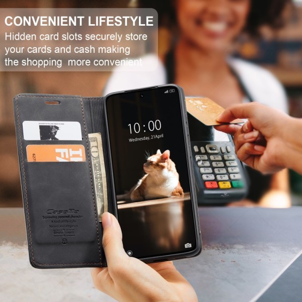 CaseMe Slim Pungetui Xiaomi 13 Pro Sort