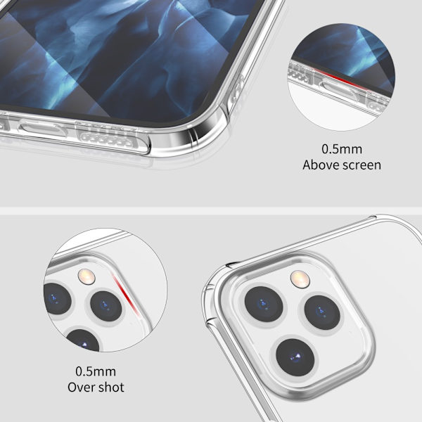 LEEU DESIGN Air TPU Skal iPhone 12 Mini Transparent