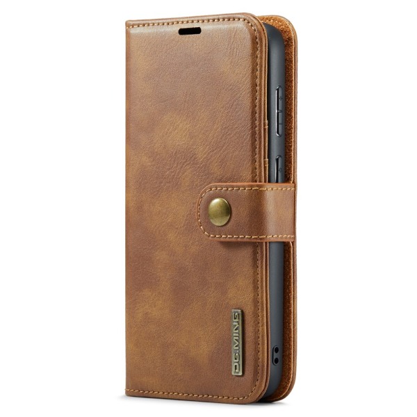 DG.MING 2-in-1 Magnet Wallet Samsung Galaxy A35 Cognac