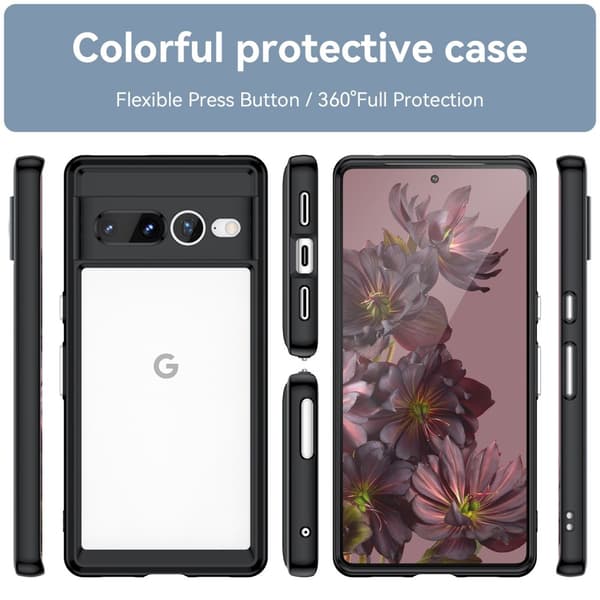 Hybrid Edge Skal Google Pixel 7 Pro Svart