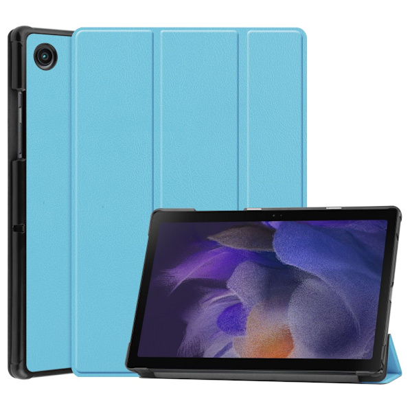 Samsung Galaxy Tab A8 10.5 Kotelo Tri-fold Vaaleansininen