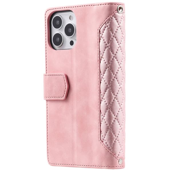 iPhone 14 Pro Pungetui Polstret Rosa