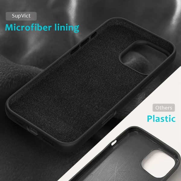 Silikonecover iPhone 16 Pro Max Sort