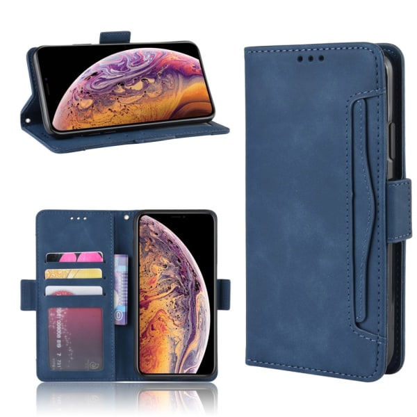 Multi Slot Wallet Case iPhone X/XS Blå