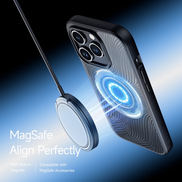 Dux Ducis Aimo -sarjan MagSafe kotelo iPhone 15 Pro musta
