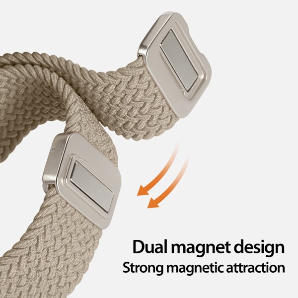 Dux Ducis Elastic Nylon Woven Strap Apple Watch Series 10 42mm B