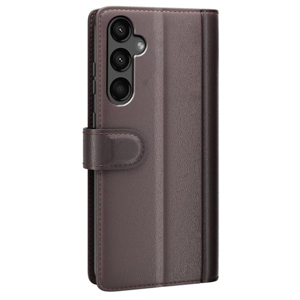 Äkta Läderfodral Samsung Galaxy A15 Brun