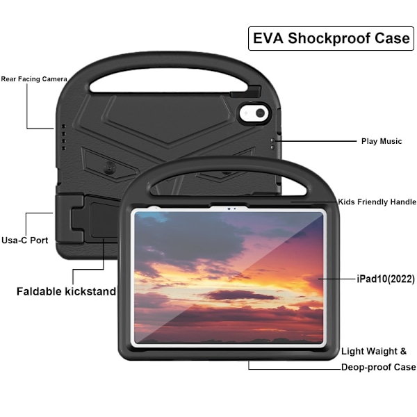 Cover EVA Apple iPad 11 11th Gen (2025) Sort