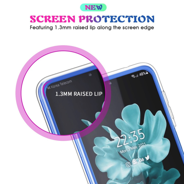 Crystal Hybrid Skal Samsung Galaxy Z Flip 4 Transparent