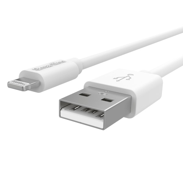 Smartline USB Kabel Lightning 2m Hvid