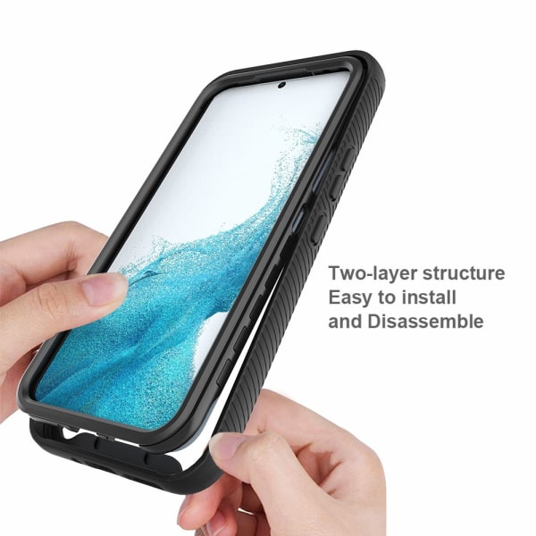 360 Full Cover Edge Case Samsung Galaxy A34 Black