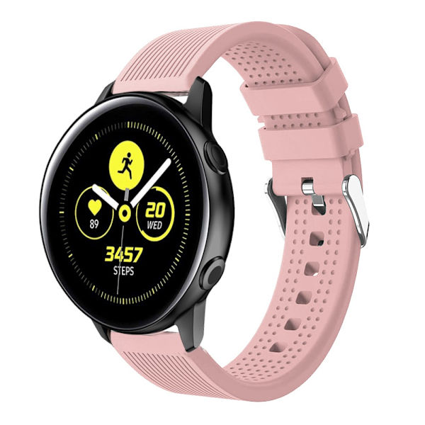Silikone Rem Samsung Galaxy Watch Active Rosa