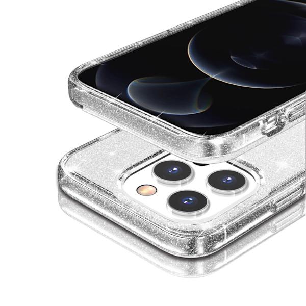 iPhone 14 Pro Max Kuori Glitter Läpinäkyvä
