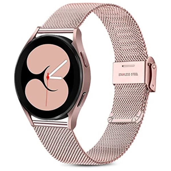Milanolainen verkkorannekoru Samsung Galaxy Watch 6 40mm vaaleanpunainen