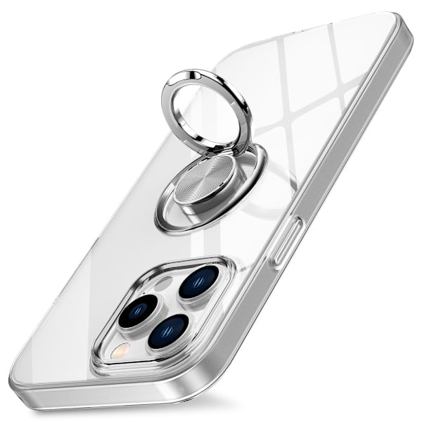 Etui med Ringholder til iPhone 14 Pro Max Transparent