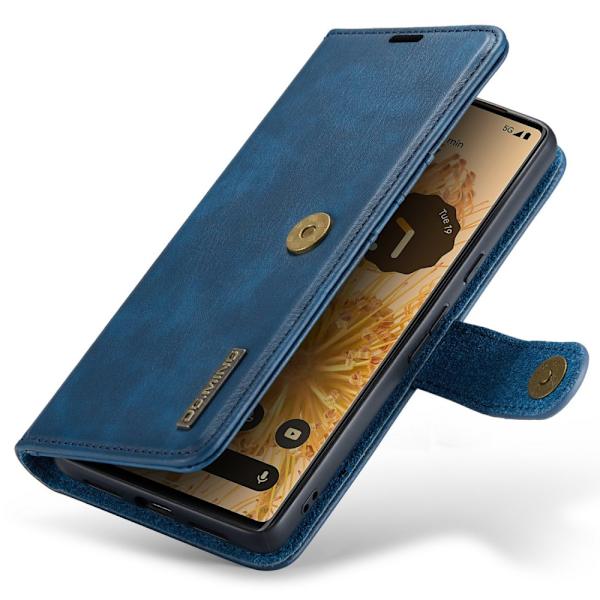DG.MING 2-in-1 Magnet Wallet Google Pixel 7 Pro Blue