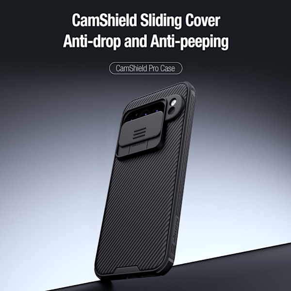 Nillkin CamShield Kotelo Google Pixel 9 Pro XL Musta