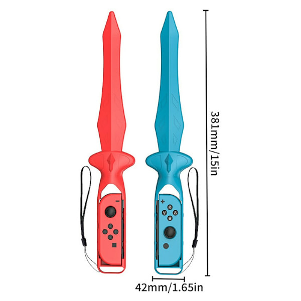 Nintendo Switch OLED Joy-Con Svärd Blå/Röd