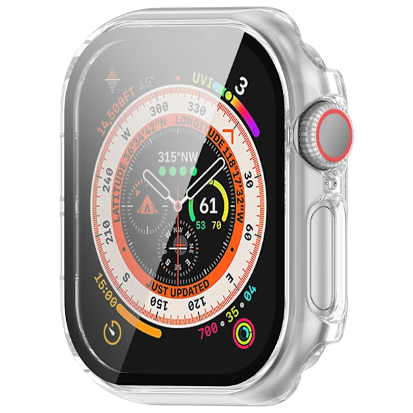 Skal til Apple Watch Series 10 42mm Hårdplast + Glas Transparent