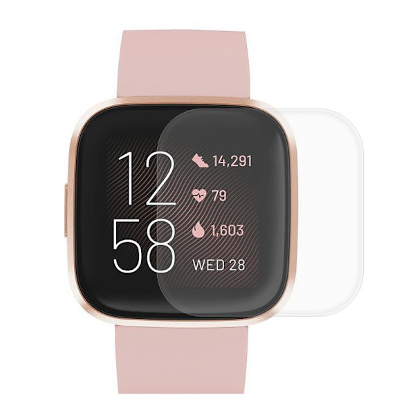 HAT PRINCE Kattava näytönsuoja Fitbit Versa 2