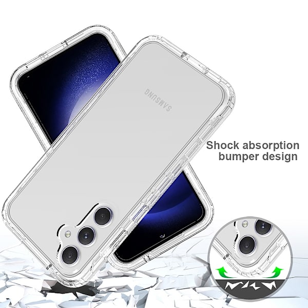 360 Full Cover Edge Case Samsung Galaxy S24 FE Transparent
