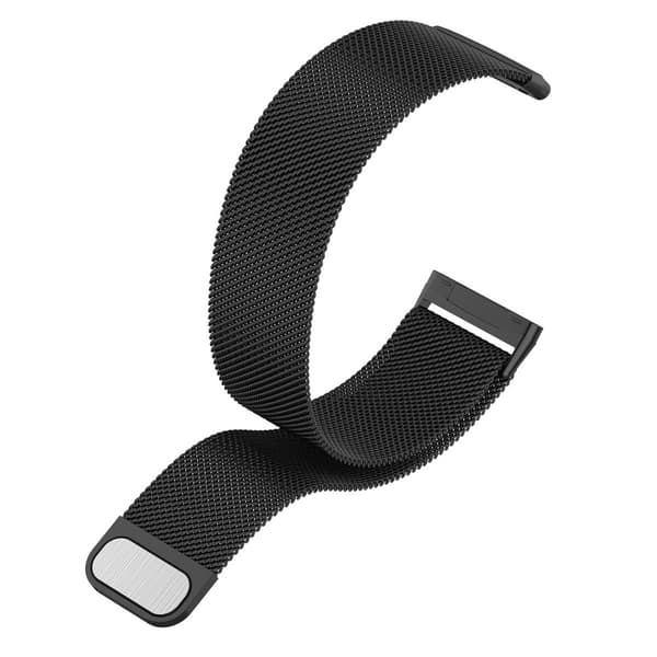 Milanese Loop Armband Fitbit Versa 4/Sense 2 Svart (L)