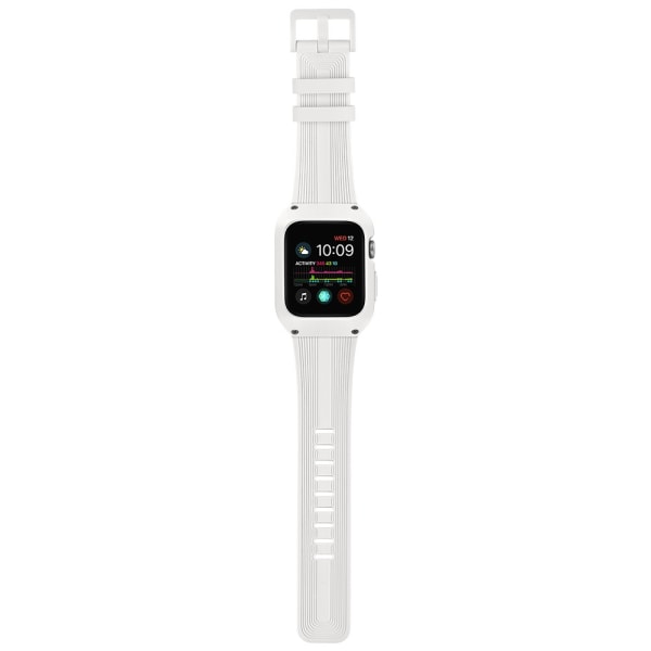 Armor Silikoniranneke Apple Watch 44mm Valkoinen