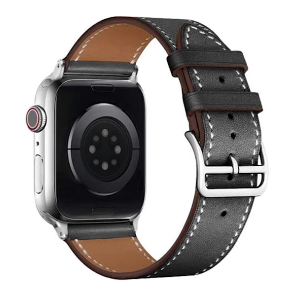 Imak nahkaranneke Apple Watch 38/40/41 mm musta