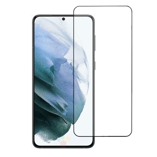 Hærdet glas skærmbeskytter til Samsung Galaxy S21 Plus Sort