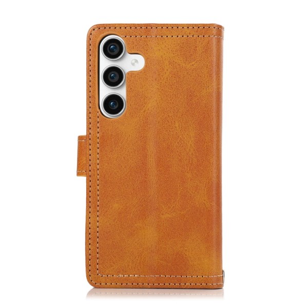 Plånboksfodral Multi-Slot Samsung Galaxy S24 Plus Cognac