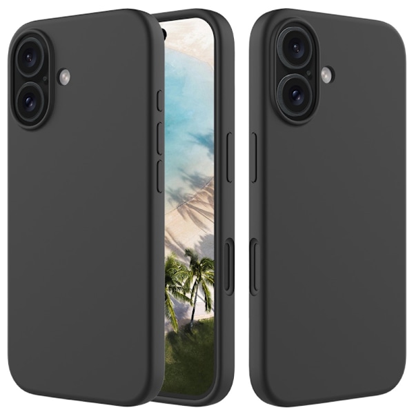 Silikonskal iPhone 16 Svart