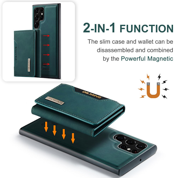 DG.MING 2 in 1 Magnetic Card Slot Case Samsung Galaxy S24 Ultra