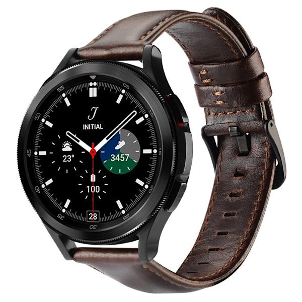 Dux Ducis Läderarmband Samsung Galaxy Watch 6 44mm Brun