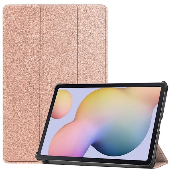 Samsung Galaxy Tab S7/S8 Kotelo Tri-fold Ruusukulta